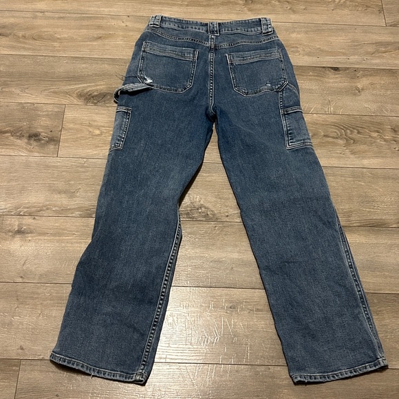 SO Relaxed Fit Distressed Blue Jeans - Picture 8 of 12